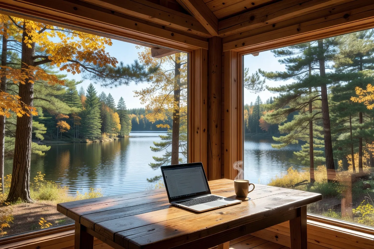 Travailler à distance depuis un chalet au Québec : guide du séjour longue durée (workation 2026)