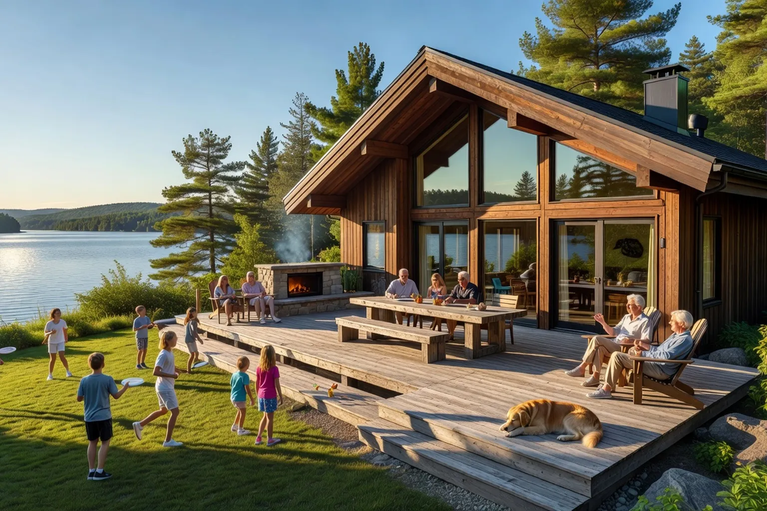 Louer un chalet pour une grande famille au Québec : capacité, budget et organisation (guide 2026)