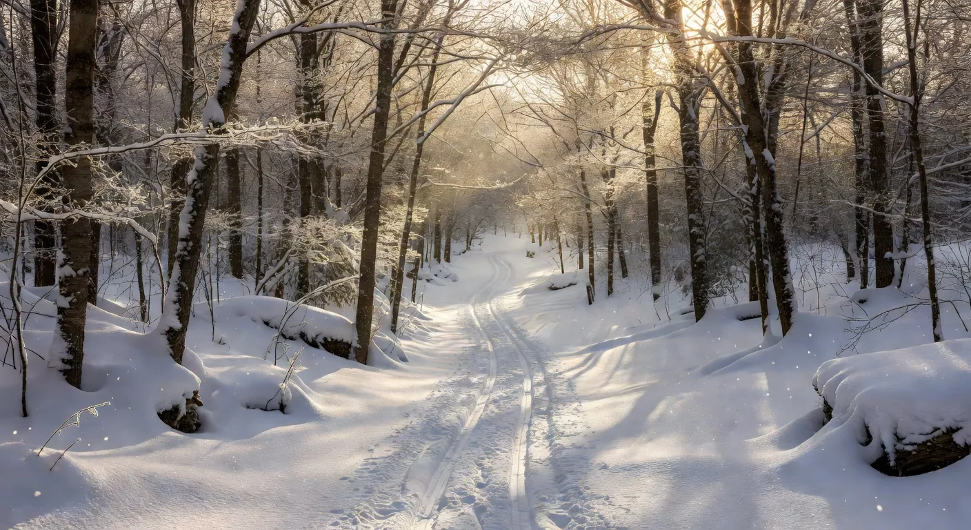 Vue aérienne du domaine skiable du Mont Sutton en plein hiver