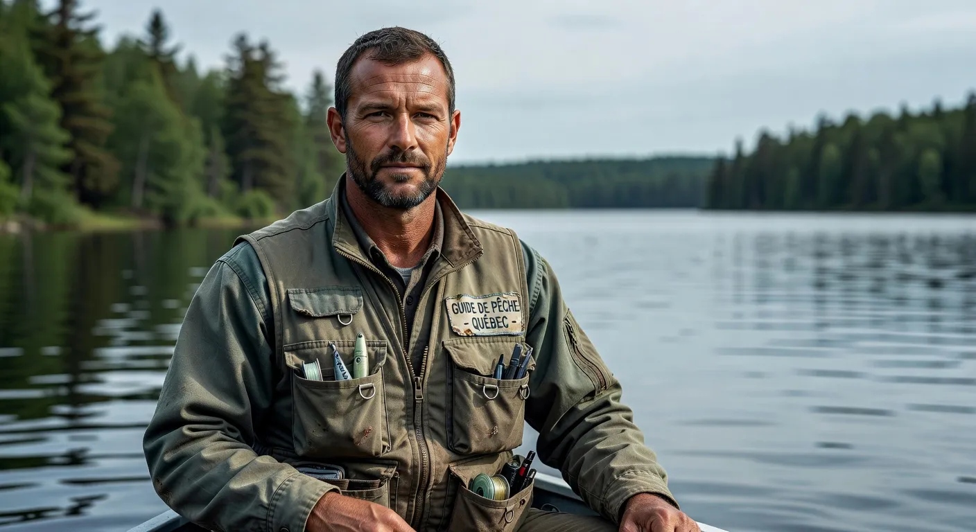 Jean-François Pelletier, guide de pêche certifié SÉPAQ de l'Outaouais
