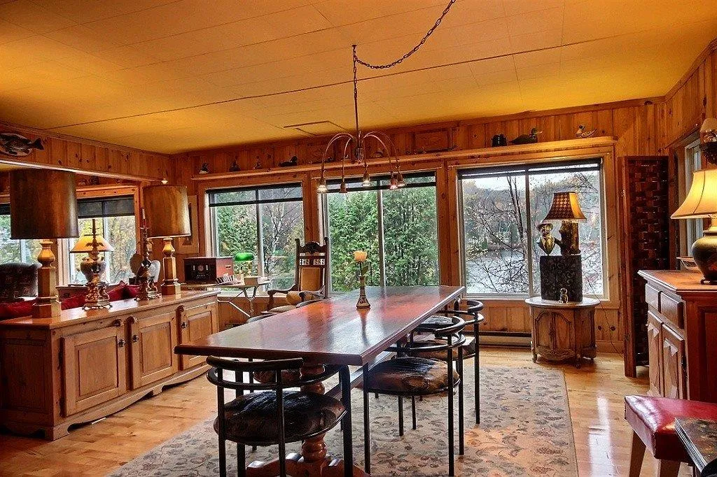 Lac à la Pêche Chalet Mauricie — interior