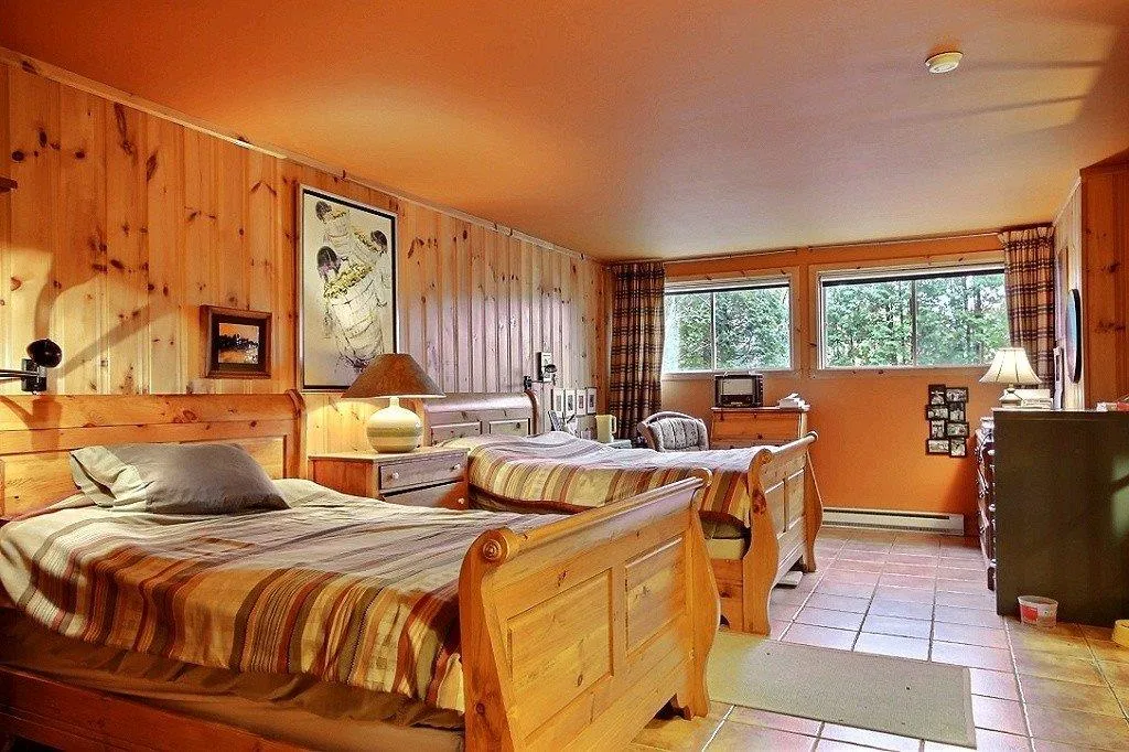 Lac à la Pêche Chalet Mauricie — interior