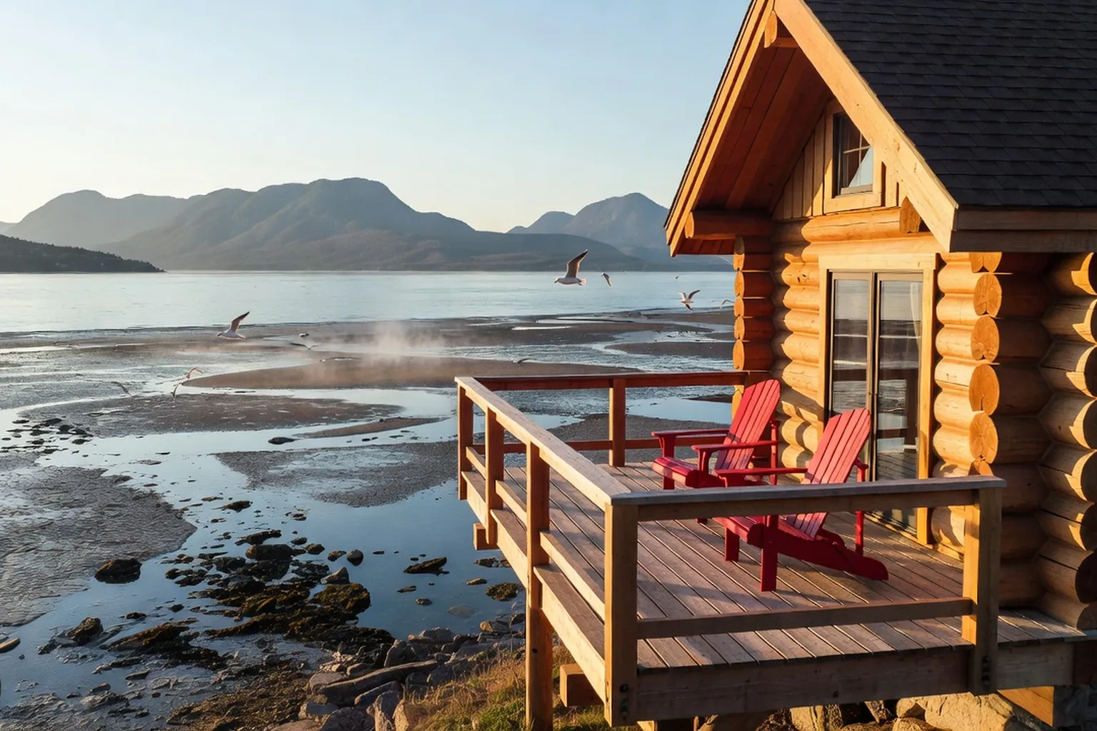 Chalet bord du fleuve Saint-Laurent 2026 : Bas-Saint-Laurent, Charlevoix, Gaspésie