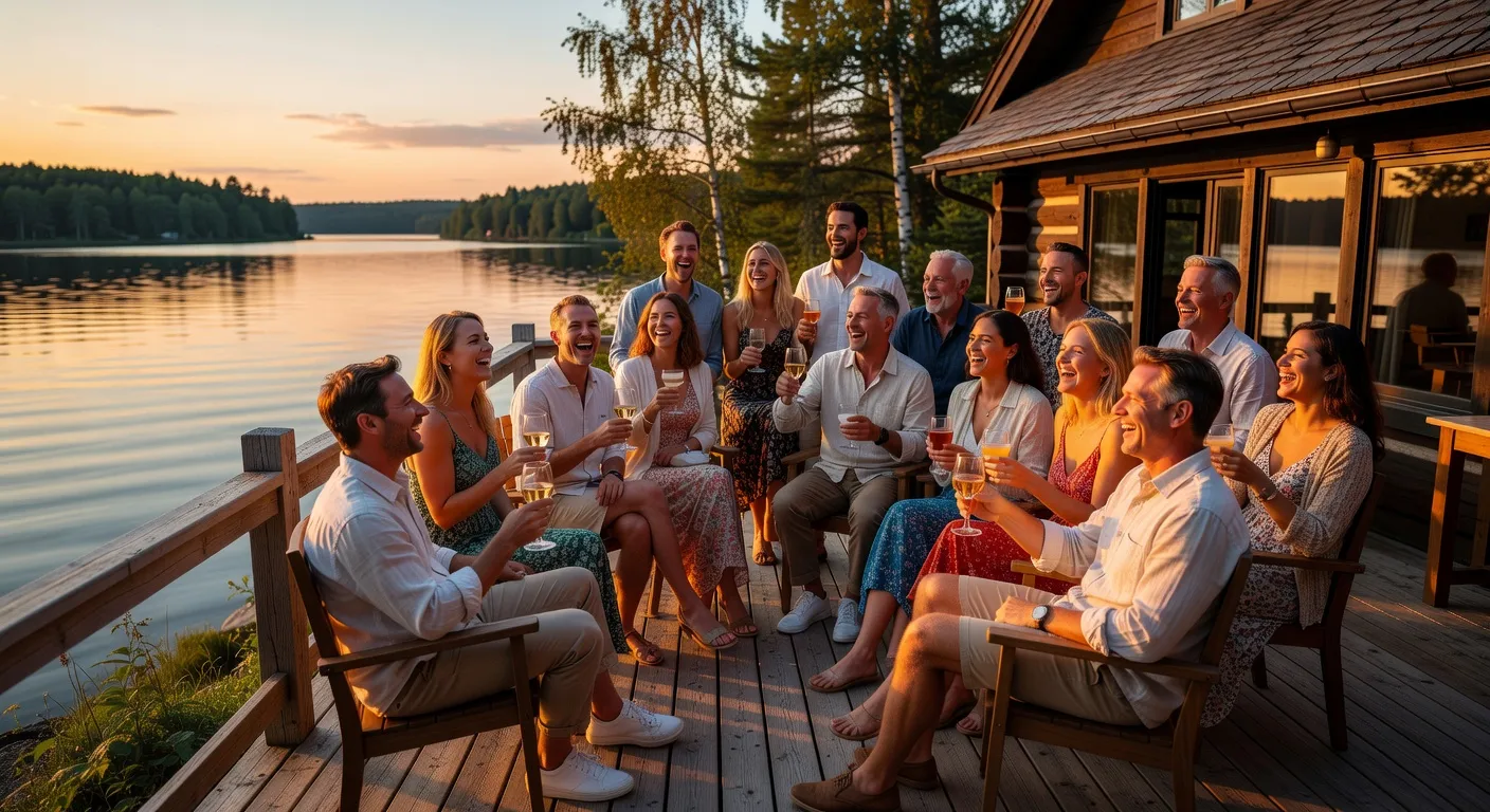 Location chalet pour groupes au Québec 2026 : EVJF, réunion de famille, séminaire, teambuilding