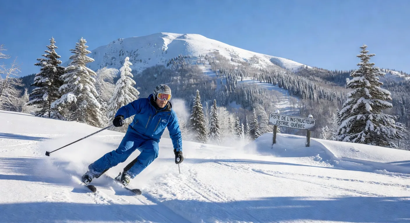 Ski à Mont Sutton : entretien avec Alexis Gagnon, instructeur niveau 4 — pistes, conditions et hébergement 2026